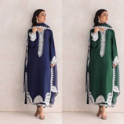 Gorgeous party wear chain stitch work suit